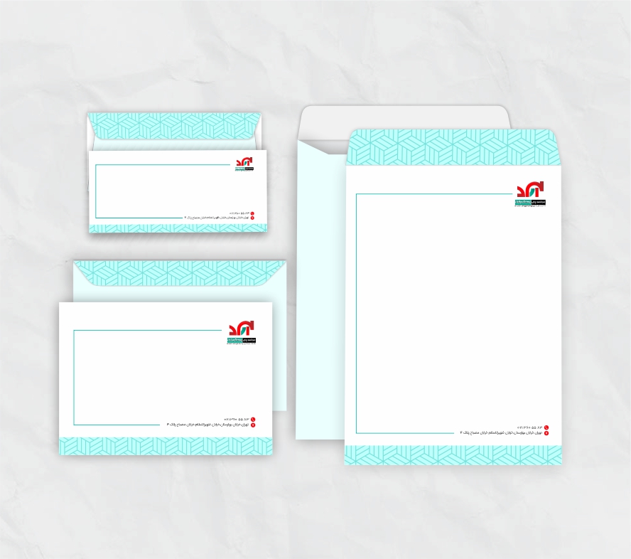 پاکت قالبدار گلاسه 135 گرم